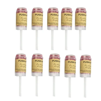 

10Pcs Push- Confetti pers Filling Balloons Wedding Baby Shower Birthday Party Decoration Push Cylinder Round Shaped Confet