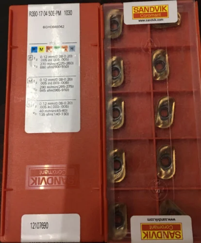 10 шт. вставки карбида R390-170450E-PM 1030