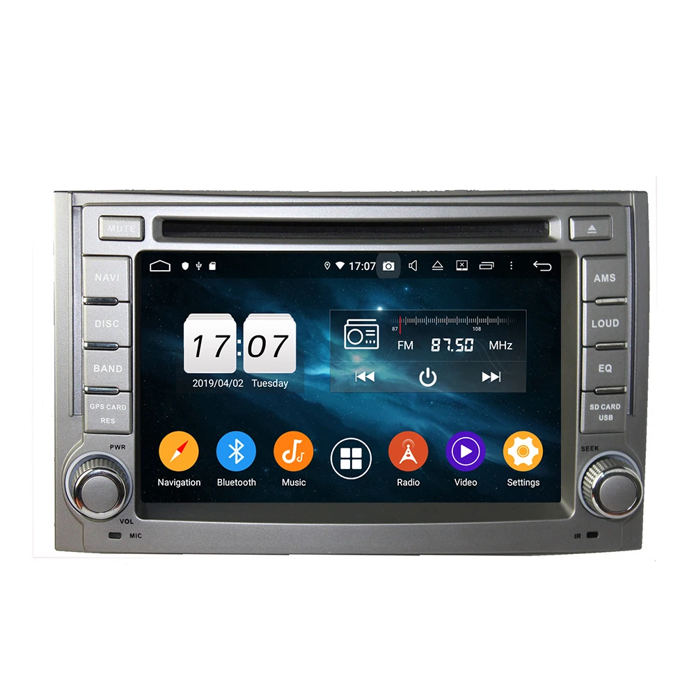 Android 9,0 Восьмиядерный 4 Гб ОЗУ 64 Гб ПЗУ автомобильный DVD gps навигатор мультимедийный плеер стерео для HYUNDAI H1 2011 2012