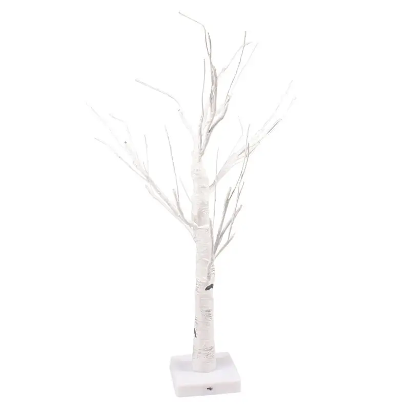 

LED Birch Money Tree Gift Jewelry Holder Night Light Table Lamp Centerpiece Part