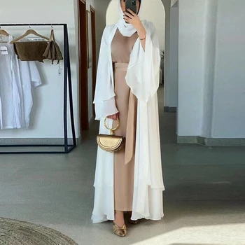 Kaftan Muslim Women Cardigan Robe Femme Musulmane Caftan Islam Clothing Jalbab
