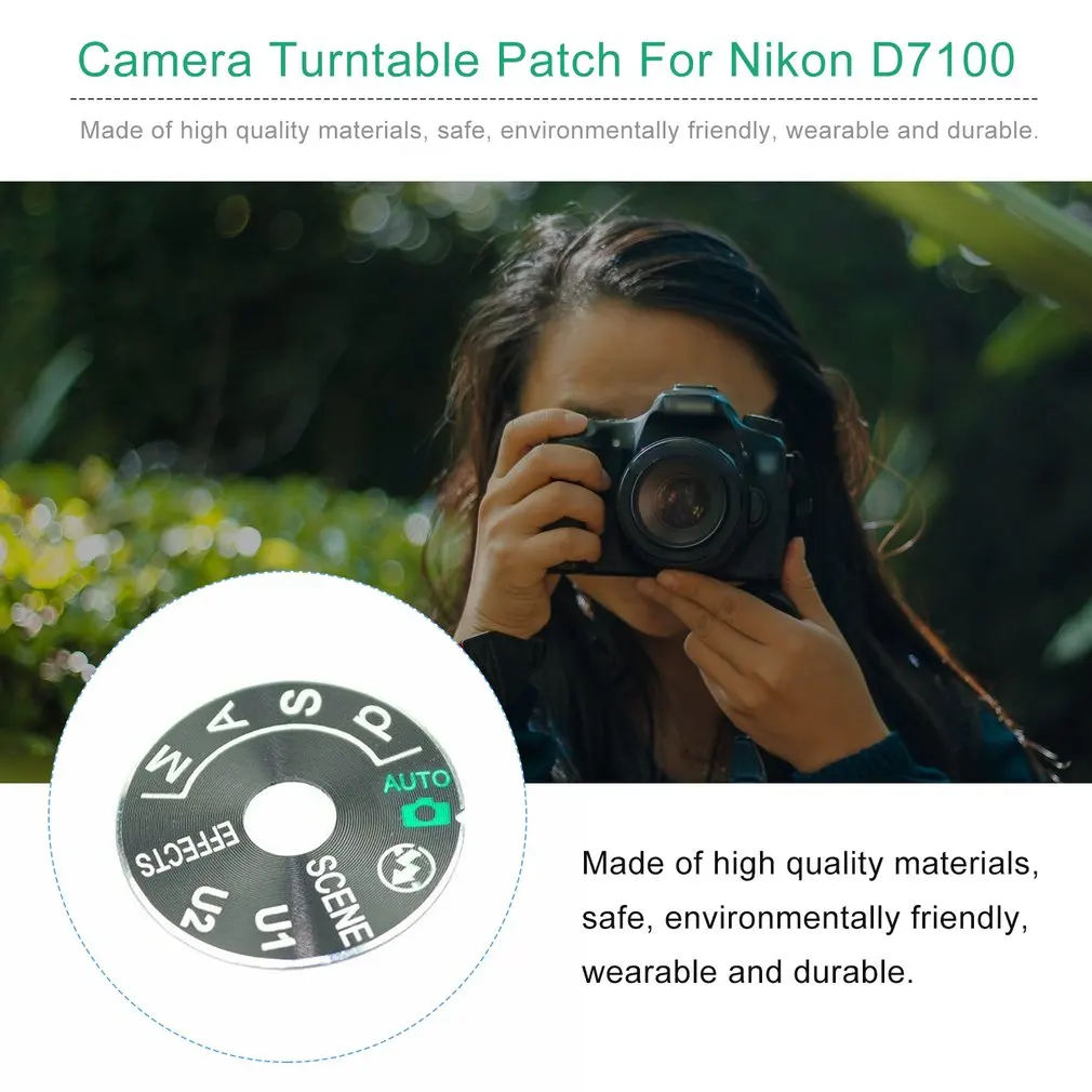 Для Nikon D7100 D7200 верхняя крышка циферблат режим вспышки сцены эффекты время крышка камеры diy Запчасти Запасные части