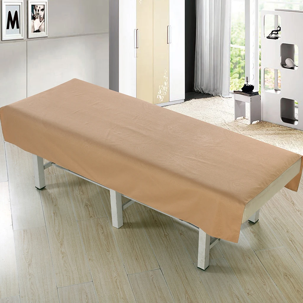 Professional Beauty Linen Massage Table Cover Facial Bed Flat Sheet Waterproof Oil Proof Fit Most Cosmetic Beds 190x120cm