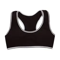 Racerback – soutien gorge à large sangle pour filles, sous vêtements rayés, rembourré sans fil, gilet de Yoga décontracté, 2021 