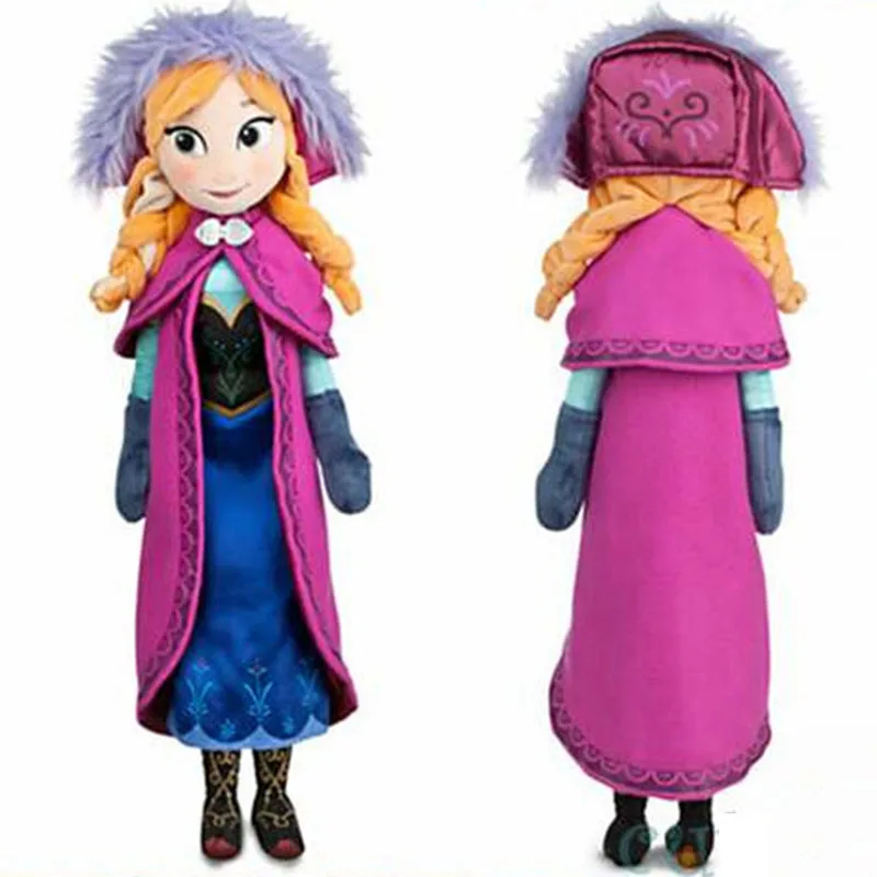50 см Disney Frozen Анна Эльза куклы Снежная королева принцессы игрушки мягкие