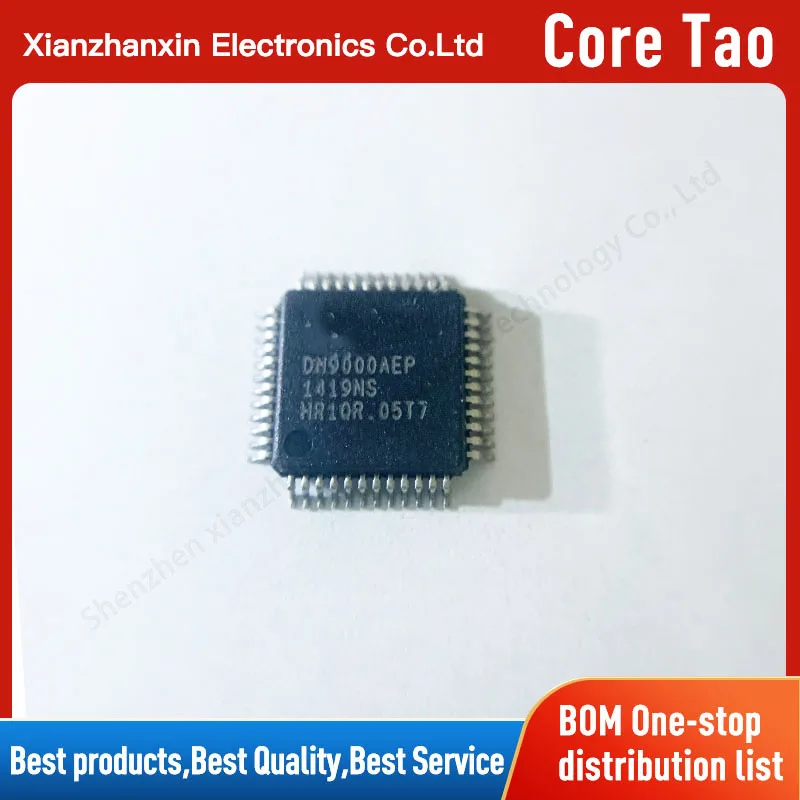 1 ~ 5 шт./партия DM9000AEP DM9000 LQFP48 чип контроллера Ethernet IC 1 шт партия чип ds28e15p ic eeprom 512 1 провод 6tsoc