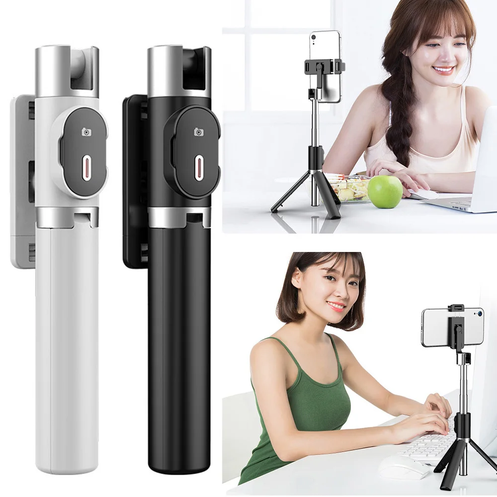 High quality Roreta 3 in 1 Wireless Bluetooth Selfie Stick Foldable Mini Tripod Expandable Monopod for iPhone IOS Android P60 (11)