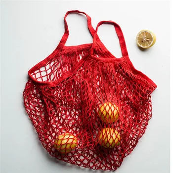 

Reusable Hollow Net Bag Vegetables Mesh Storage Bags Portable Organizer Convenience Holder Kitchen Vegetables storages