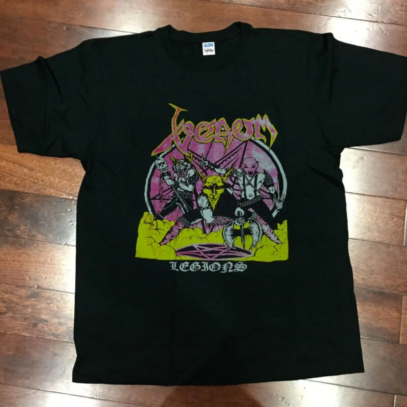 Футболка с рисунком Веном легиона fanclub vtg gism sodom kreator bolt thrower | Мужская одежда