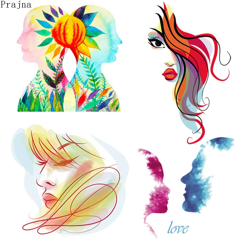 Prajna женские термоклейкие нашивки для одежды полосы виниловые с бабочками