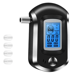 Mini probador Digital de Alcohol para respiración, dispositivo de prueba de Alcohol AT6000 para policía profesional, Analizador de respiración y conducción, pantalla LCD, nuevo de 2021