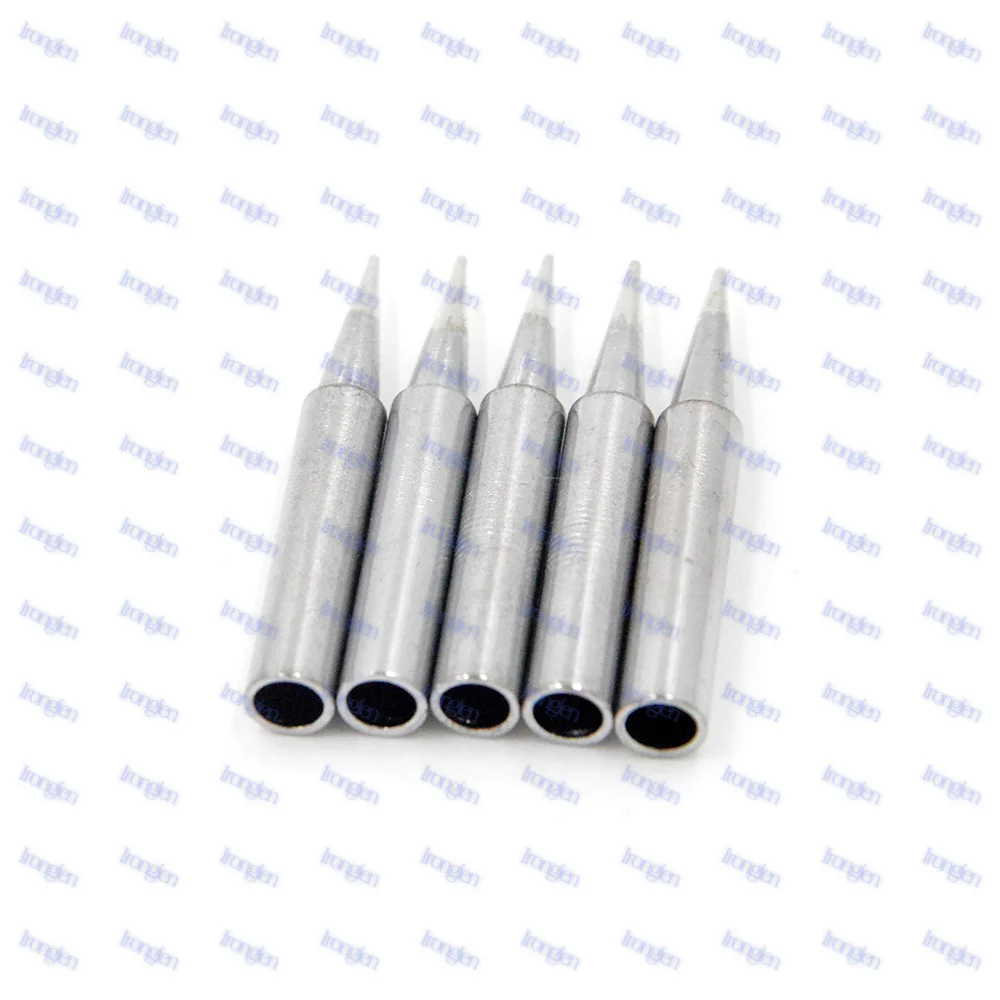 5pcs Soldering Iron Tips Pure Copper 900M  Soldering Iron Tips Solder Tip Tool Replacement for 936 Rework Station Wielding Tip best soldering station