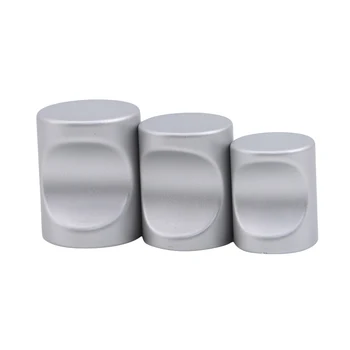 

10pcs/set Door Handle Glass Door Knob Puller Push Bathroom Shower Cabinet Handles Aluminum Brushed Silve Set