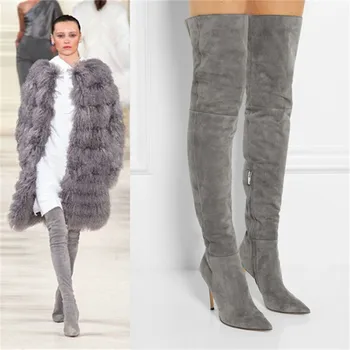 

YECHNE Woman Tall Tall Tall Women Tall Tall Women Over The Knees Tall Lairs Plus Size Fashion Sexy Overknee Over The Knees