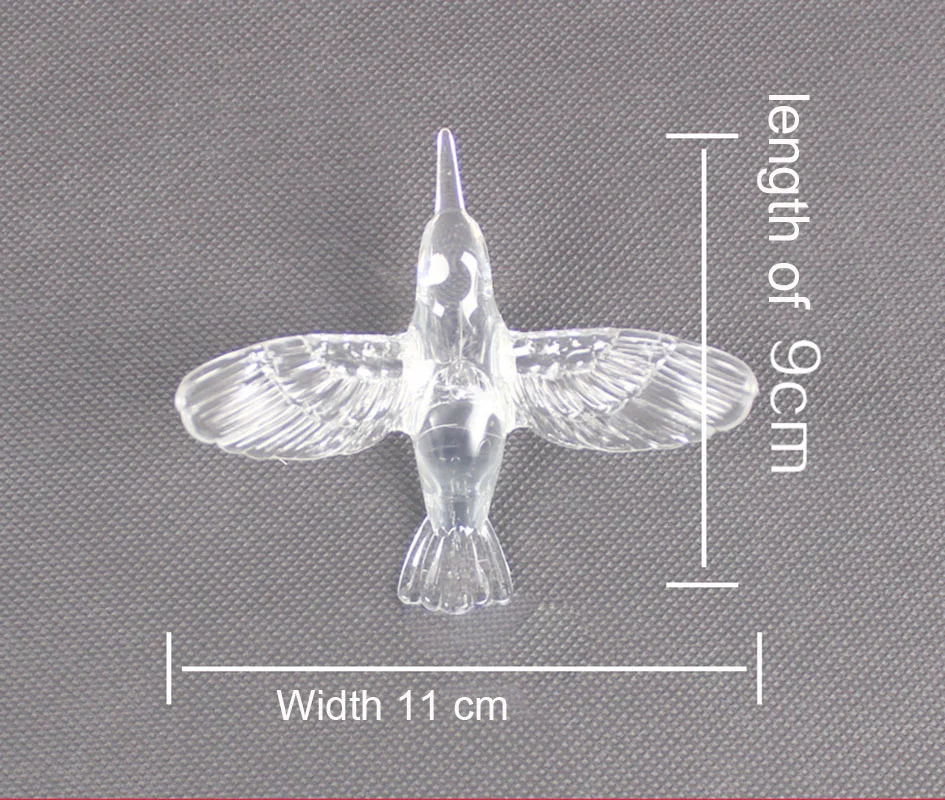 Hummingbird 50 шт. Свадебный декор потолочный кулон акриловые капли воды Кристалл Шарм свадебные реквизит Колибри висячие украшения - Цвет: Hummingbird