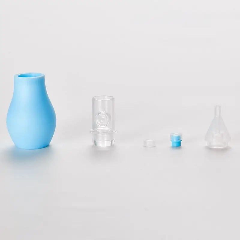 Nasal Aspirator Baby Suction Nose Clip Solid Silicone Pump Anti-Backflow Suction Device Safe Non-Toxic Two-Piece Gift Box
