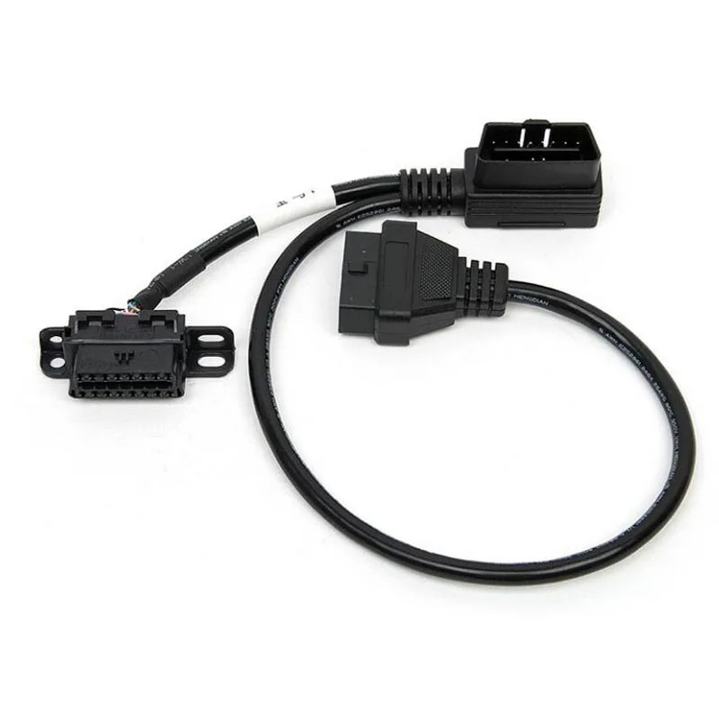 Градусов OBD2 16Pin OBD OBDII 1 в 2 удлинитель Кабель адаптер сплиттер OBD2 соединительный кабель obd-ii Y адаптер