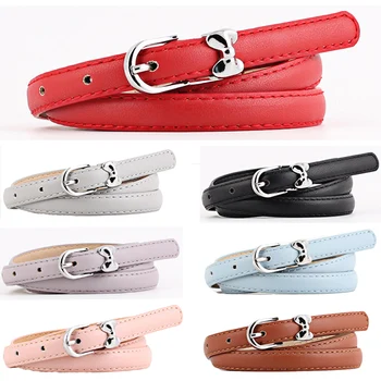 

Ladies Dress Jeans Waistband Women’s Skinny Waist Belt Pin Buckle Cute Bow Belts NUBLT0333