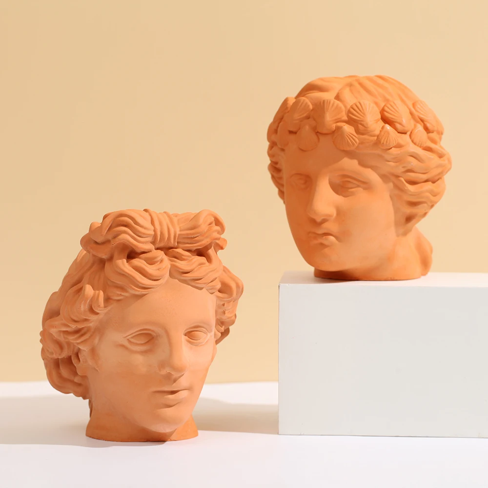 3d Cement Silicone Mould Concrete Statue Mold Diy Handmade Craft Home Decoration Tool Clay