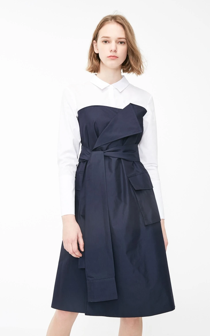Vero Moda женское платье-трапеция из двух частей на шнуровке | 3191SZ505