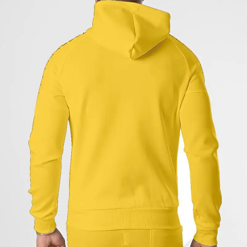 New Running Sports Suit Mens Fashion Casual Hooded Sweater + Pants 2-piece Suit Outdoor Track Suit Fitness Jogging Sportswear New Running Sports Suit Mens Fashion Casual Hooded Sweater + Pants 2-piece Suit Outdoor Track Suit Fitness Jogging Sportswear