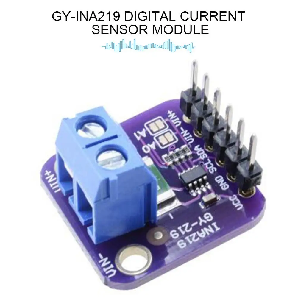 GY INA219 цифровой модуль датчика тока IEC высокой точности фиолетовый|Сумки и чехлы