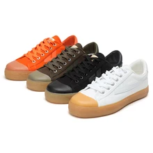 Парусиновая обувь для прогулок с воином; Мужская и Женская Классическая обувь для скейтбординга; нескользящая резиновая спортивная обувь; Wxy-a330g