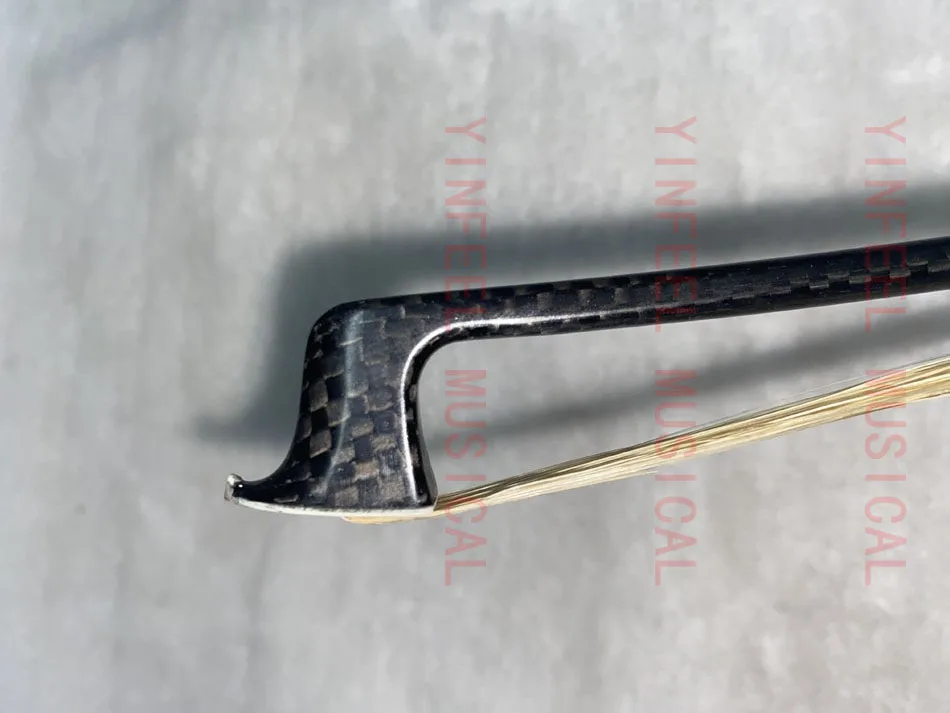 1pcs Top Braided weave plaid Carbon Fiber Viola Bow High Grade Carbon Fiber Viola Bow