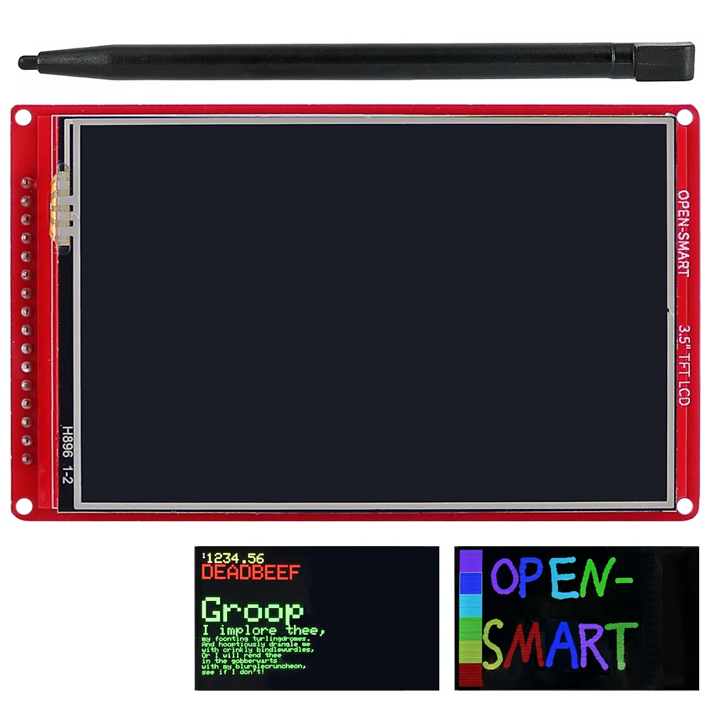 OPEN-SMART 3.5" inch TFT LCD Shield Touch Screen Breakout Board module with Touch Pen for Arduino UNO R3 / Nano/ Mega2560 ZLZ 