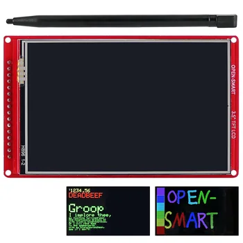 

OPEN-SMART 3.5" inch TFT LCD Shield Touch Screen Breakout Board module with Touch Pen for Arduino UNO R3 / Nano/ Mega2560