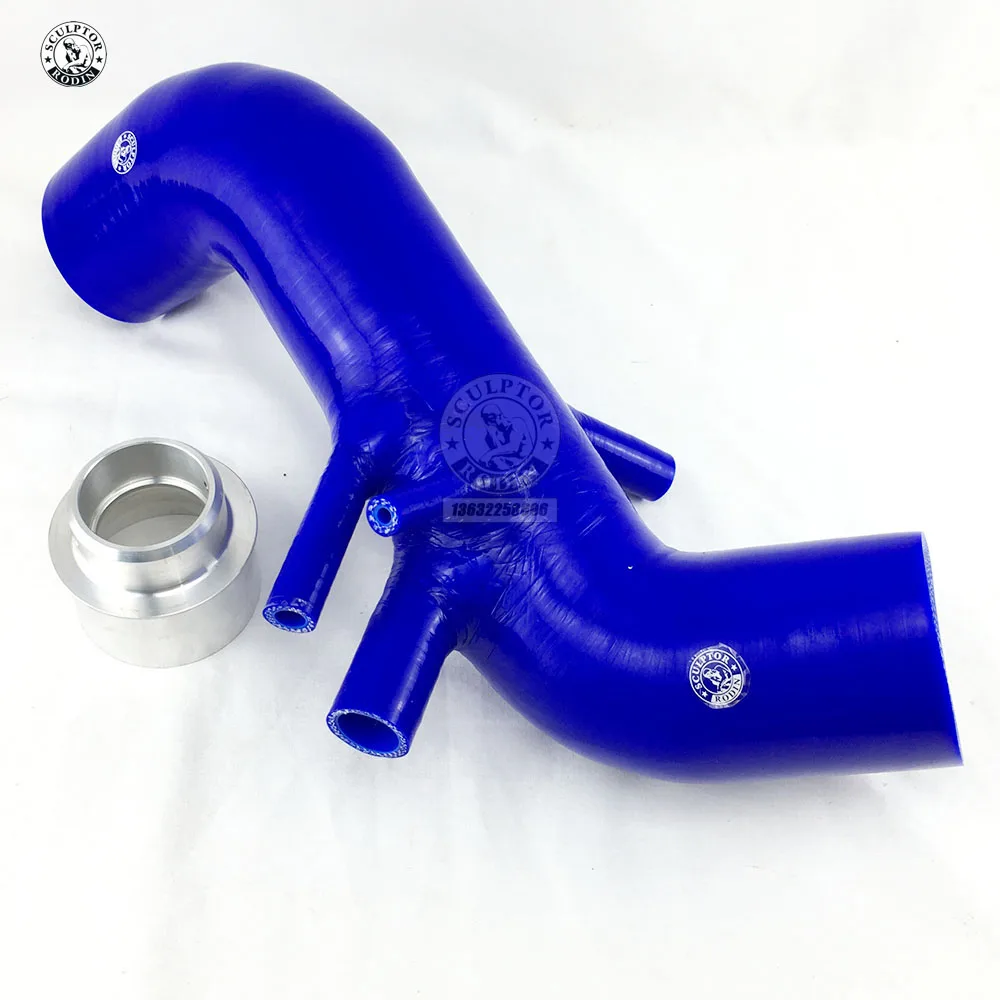K8-111 BLUE Силиконовый шланг силиконовый турбо впускная труба для AUDI S3/TT SEAT LEON CUPRA BAM AMK 80 мм " KO4 TURBO(1 шт.) красный/синий/черный - Цвет: K8-111 BLUE