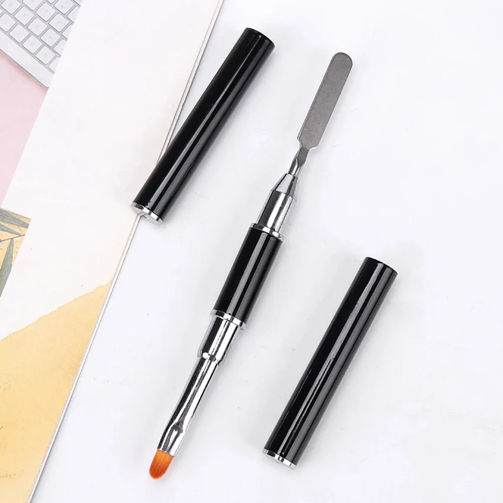 Polygel Brush and Picker Dual Ended Nail Brush Slice Tool for Acrylic UV Nails Extension 3