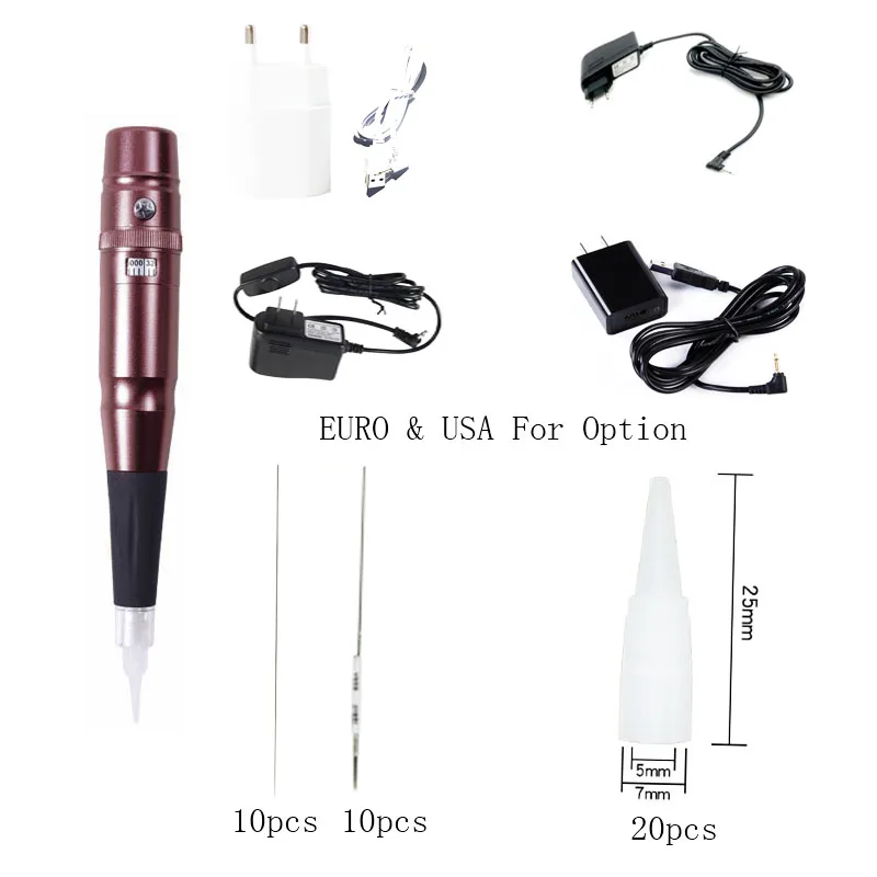 Dermógrafo micropigmentacau универсальная швейцарская моторная ручка для работы с Agulhas для полуперманентного макияжа