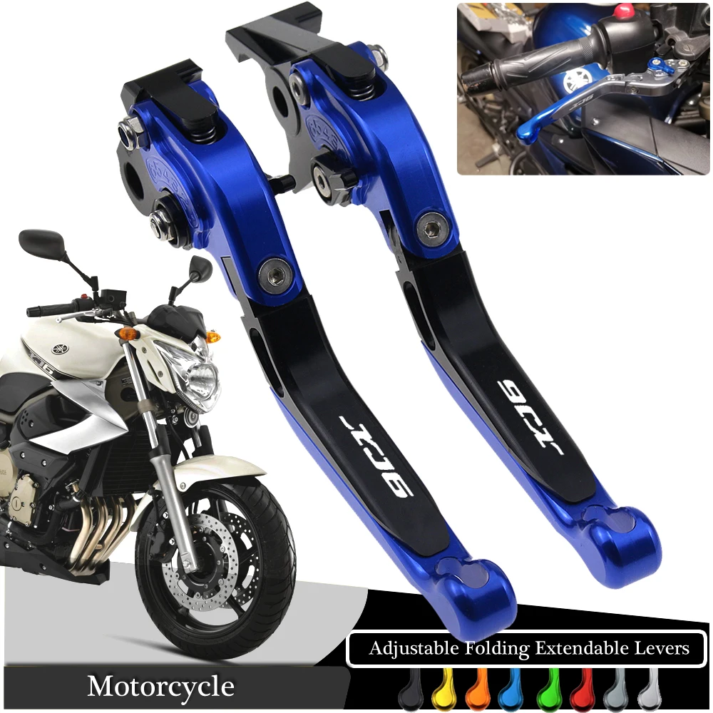 

Лазерная гравировка логотипа для YAMAHA XJ6 2009 2010 2011 2012 2013 2014 CNC Регулируемые рычаги тормозной муфты мотоцикла