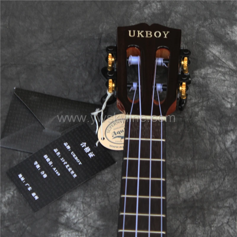 PN-K7 solid top UKU BOY concert ukuleles, твердая деревянная Гавайская гитара