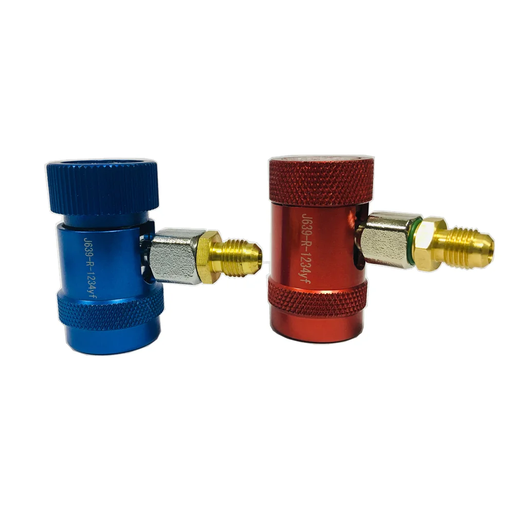 Free Shipping 2 set Automotive air conditioning refrigerant tools for land rover refrigerant