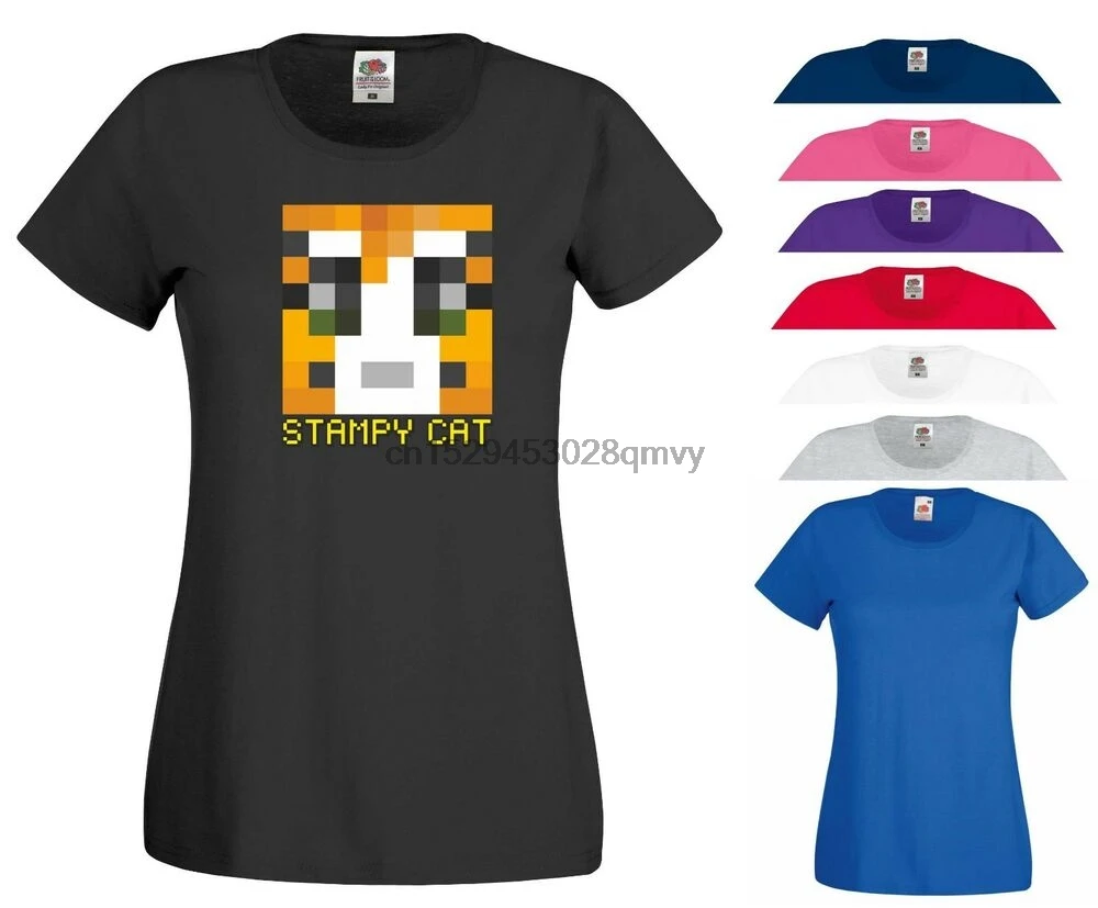 Stampy Cat Dan DTM футболка Logan смешной Ботан Geek Youtube подарок на день рождения женский топ