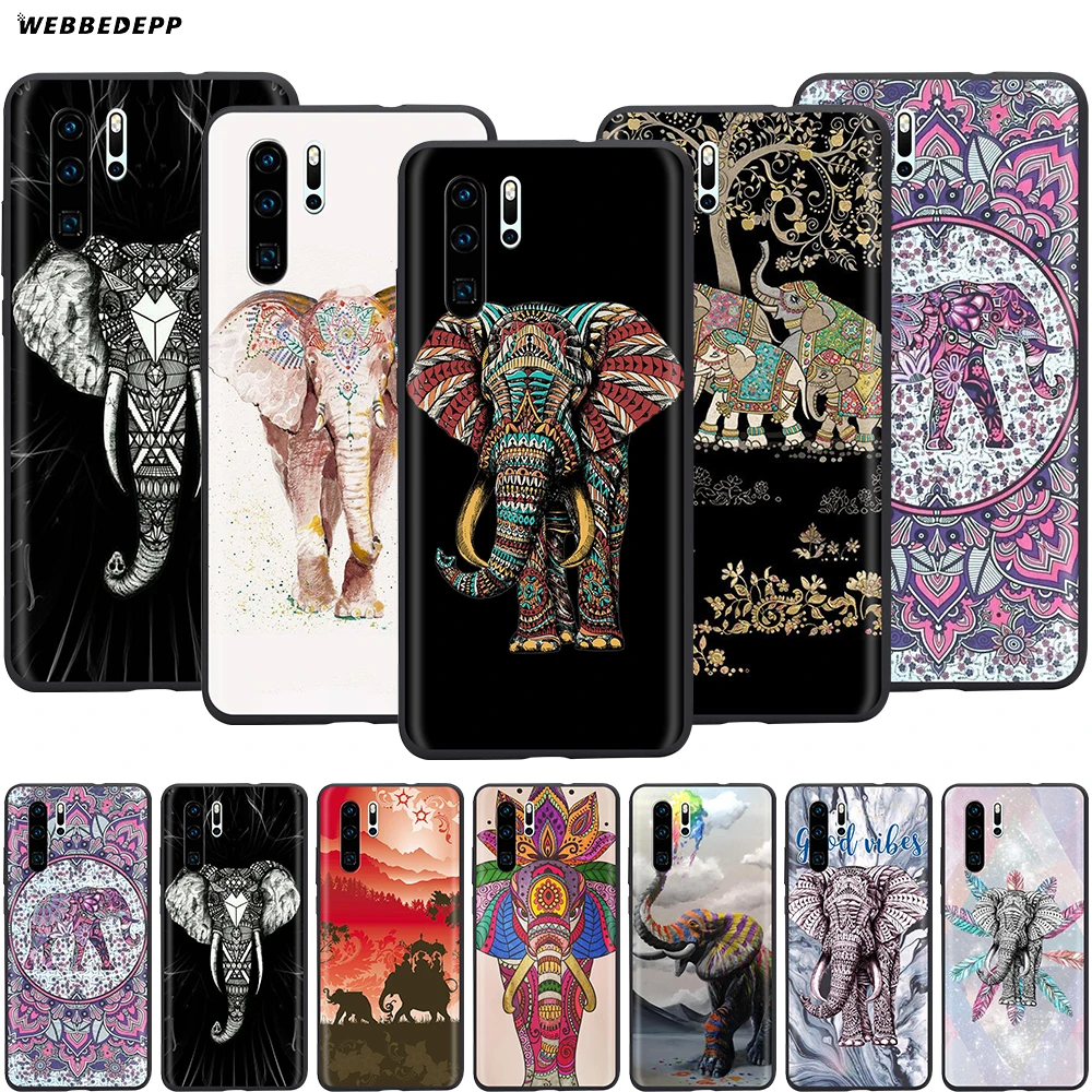 Webbedepp индийский животный слон Тотем чехол для Huawei P8 P9 P10 P20 P30 Lite Pro P Smart Z 2019