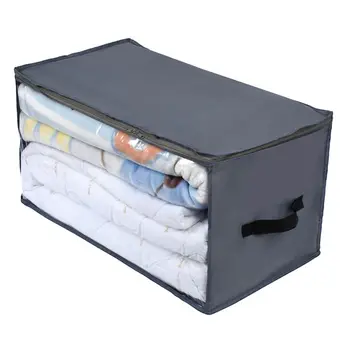 

Foldable Storage Box Quilt Storage Bag Wardrobe Clothes Dustproof And Moisture-proof Finishing Box