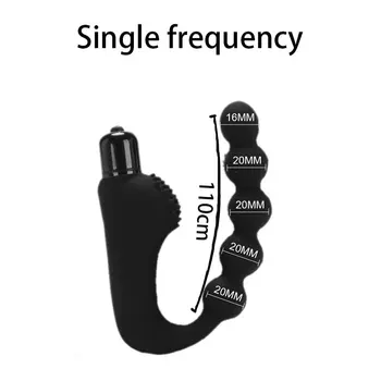 G Spot Bullet Vibrator Anal Plug Bead Prostate Massage Sex Toys For Woman Men Couples SM Female Masturbator Clitoral Stimulation 3