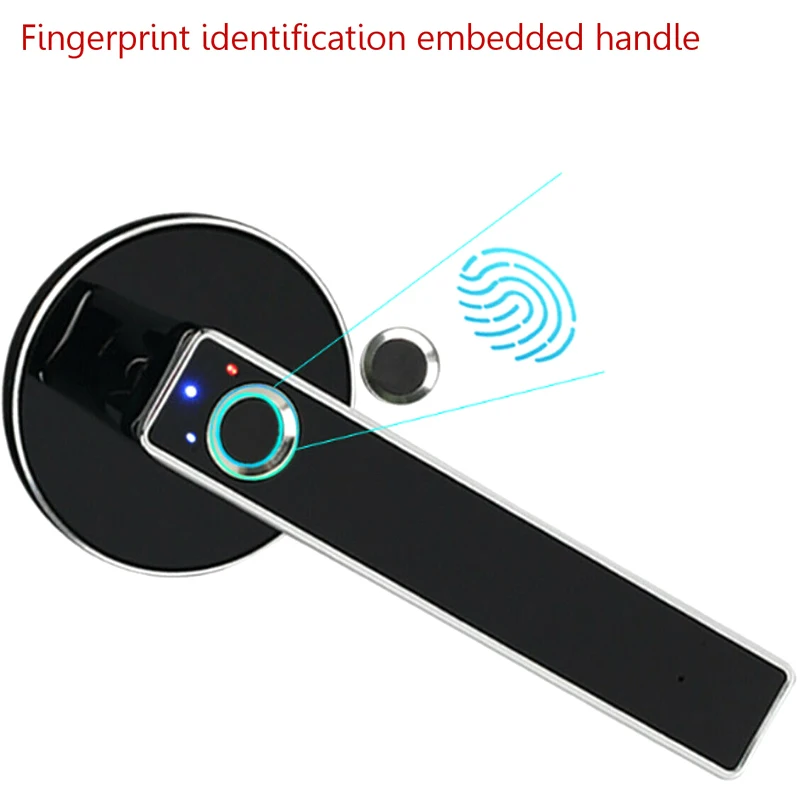 

Fingerprint Lock Smart Password Door Stainless Steel Home Security Locks USB Charging JA55