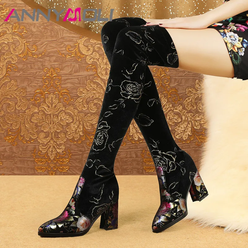 kids thigh high boots