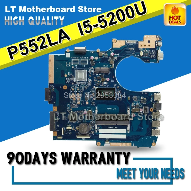 Материнская плата для Asus P552LA REV2.1 материнская P2520LA P2520LJ 4G память на плате с I5 5200U cpu