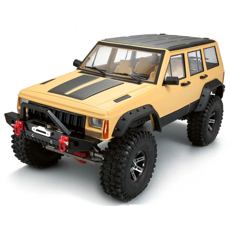 Окрашенный жесткий пластик 313 мм Колесная база корпус автомобиля для 1/10 RC Гусеничный осевой SCX10 и SCX10 II 90046 90047