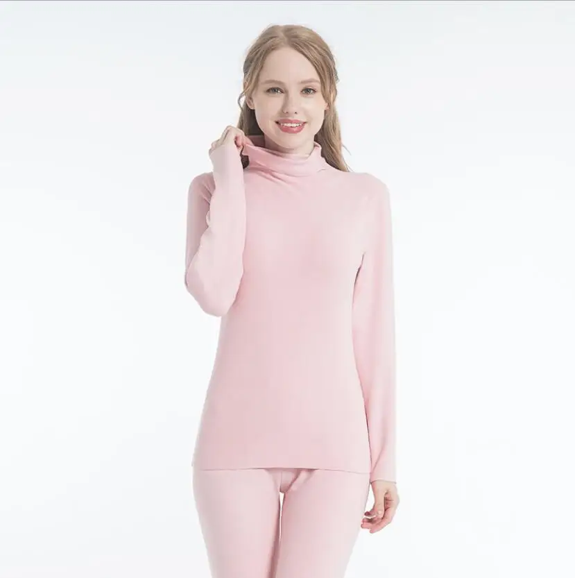 thermal inner wear Утепленное женское термобелье, туники, теплые женские Pantalon, Termico Mujer, водолазка, Дамская внутренняя одежда, Зимние Боди, термо костюмы - Цвет: thermal inner wear