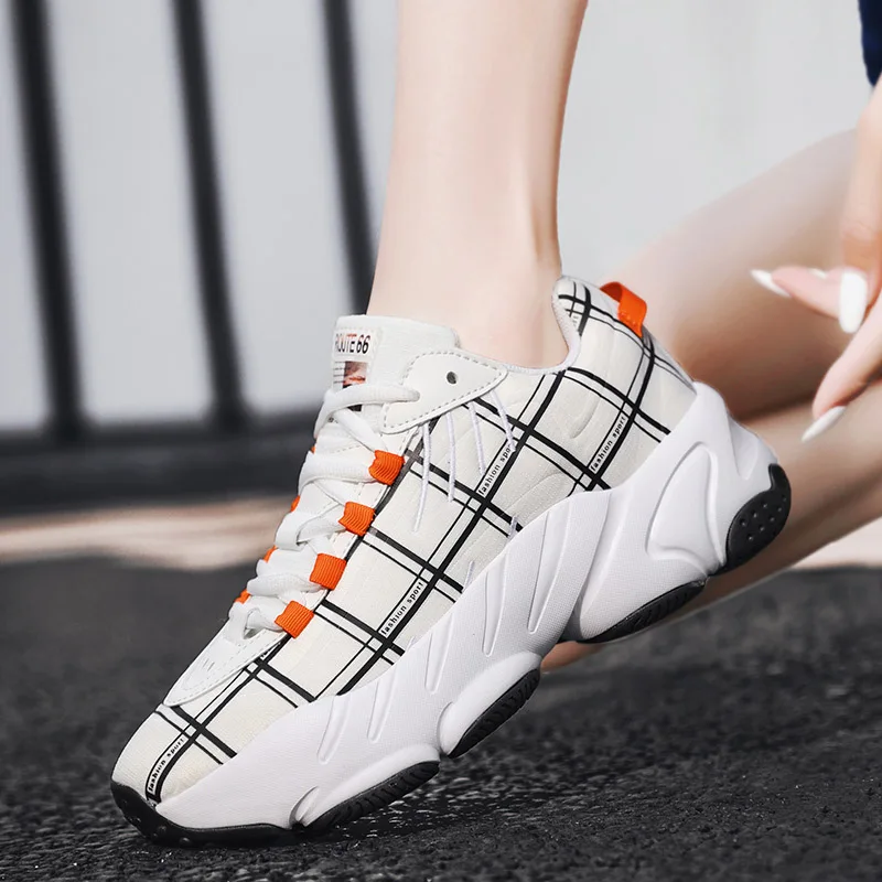 

2021 New Spring Shoes For Women Platform Sneakers Casual Chunky Woman Shoes Fashion Comfortable Ladies Autumn Chaussure Femme