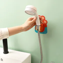 Shower bracket shower seat free perforated shower head hanger wall-mounted shower head holder shower head holder