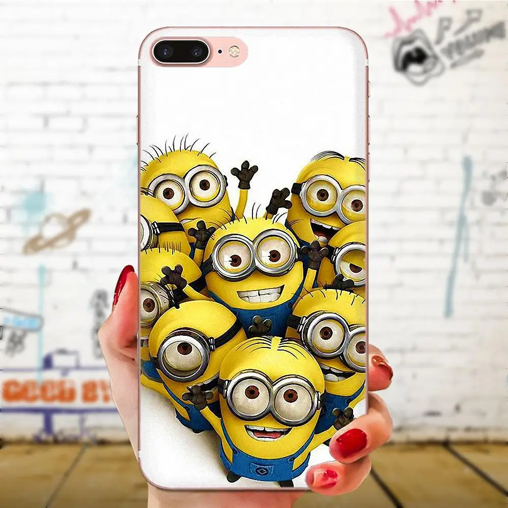 as picture Чехол "Миньоны" крышка мягкие Защитные чехлы для телефонов для Huawei NOVA 2 V20 Y3II Y5 Y5II Y6 Y6II Y7 Y9 G8 G9 GR3 GR5 GX8 Prime - Цвет: as picture