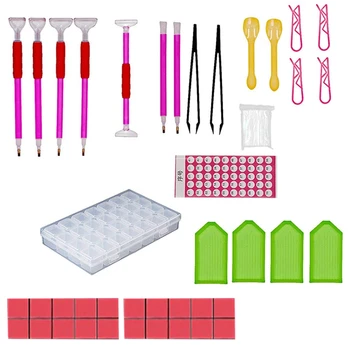 

81Pcs Diamond Painting Tools DIY Diamond Painting Cross Stitch Tools 5D Diamond Painting Accessories for Adults Or Kids