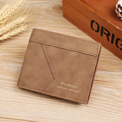 Men's Luxury Vintage Leather Wallet - Compact Coin & Card Holder (Coffee)